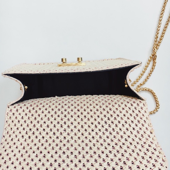 Last 1✨🆕Jenna Straw Mini Crossbody Handbag - Picture 5 of 8